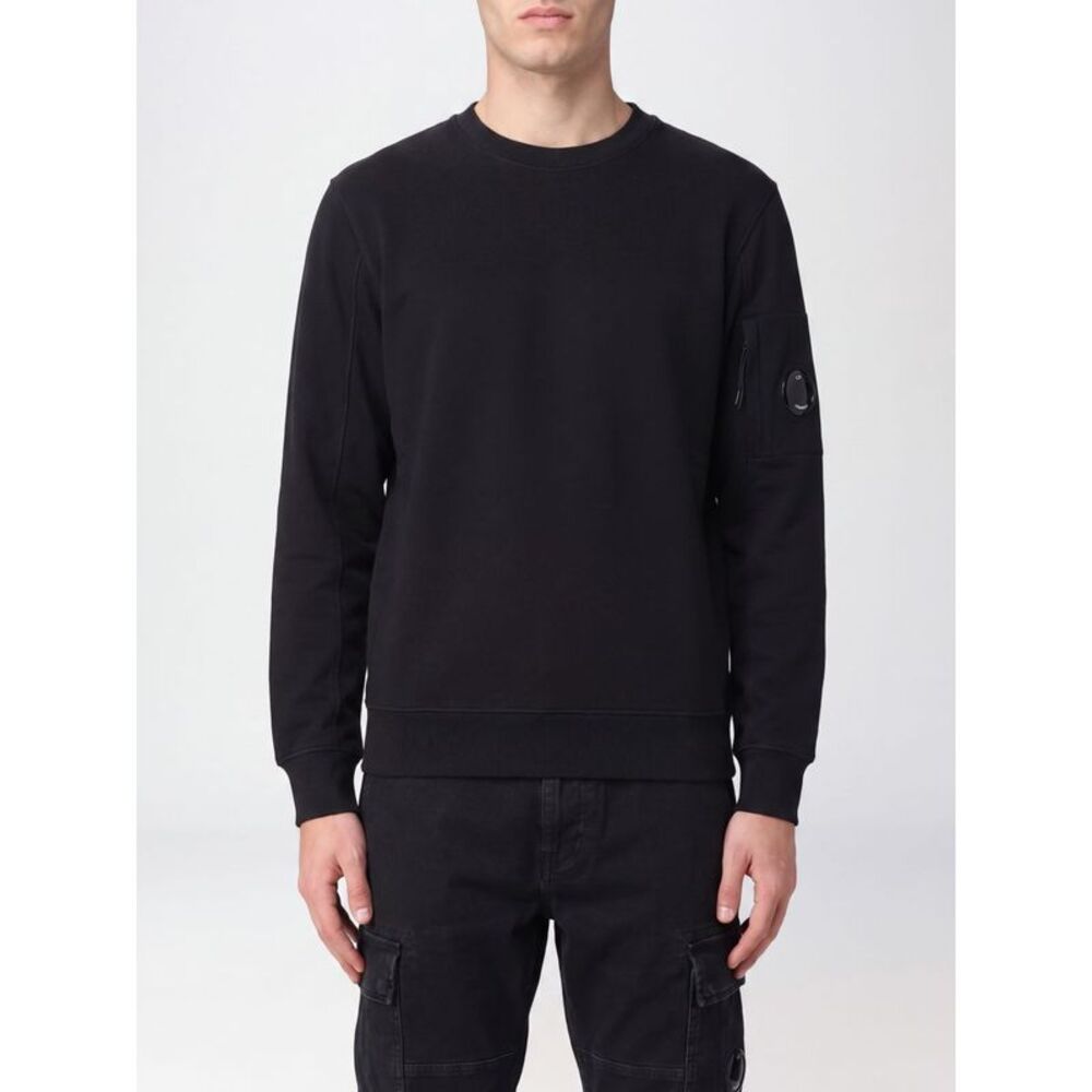 C.P. Company Men C.P. Company Cotton Crew-Neck Sweatshirt With Applied Logo